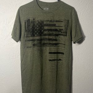 Green US flag T-Shirt